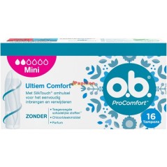 O.B. Tampons Pro Comfort Ultimate Mini 16 ST