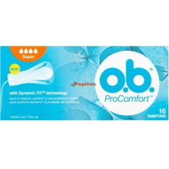 O.B. Tampons Pro Comfort Super 16 ST