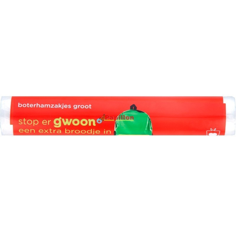 Gwoon Boterhamzakjes Groot 80 ST