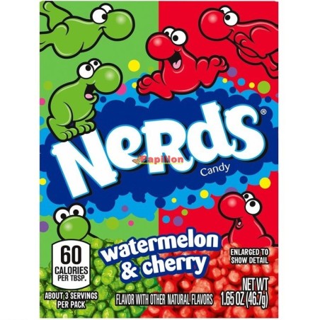 Wonka Nerds Watermelon & Cherry 47 GR