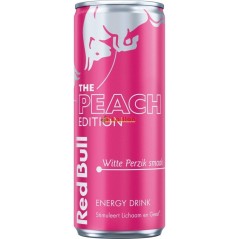 Red Bull Energy Drink Peach Edition Witte Perzik 25 CL