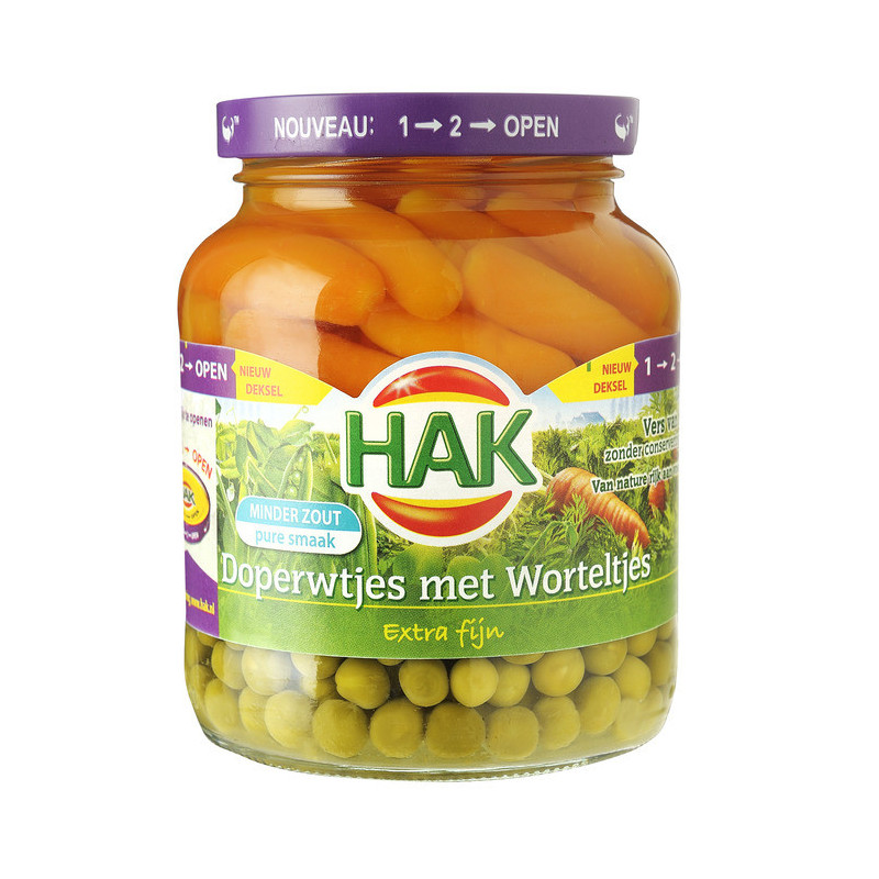 Hak Doperwt/Wortel 350 GR