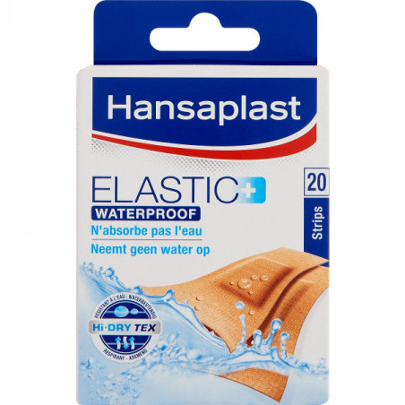 Hansaplast Elastic + Waterproof 20 ST