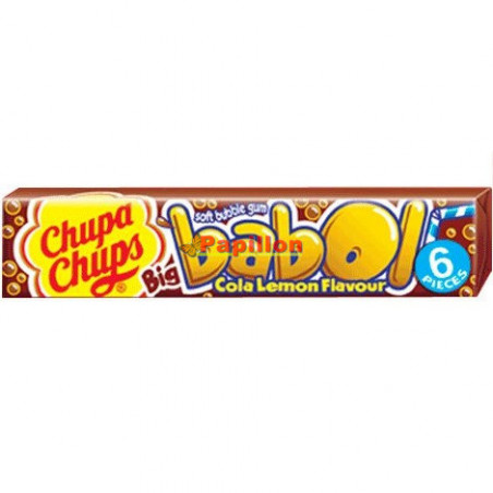 Chupa Chups Big Babol Chewing Gum Cola Lemon 27.6 GR
