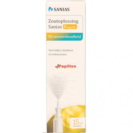 Sanias Zoutoplossing 8 MG/ML 15 ML