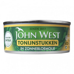 John West Tonijnstukken In Zonnebloemolie 145 GR