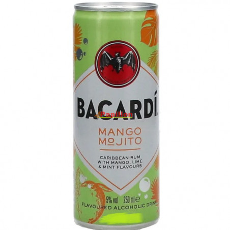 Bacardi Mango Mojito 5% 25 CL