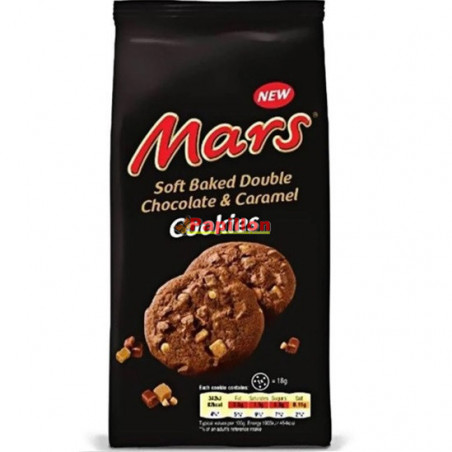 Mars Soft Baked Double Chocolate & Caramel Cookies 162 GR