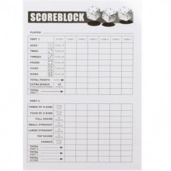Scoreblok Yahtzee 100 ST