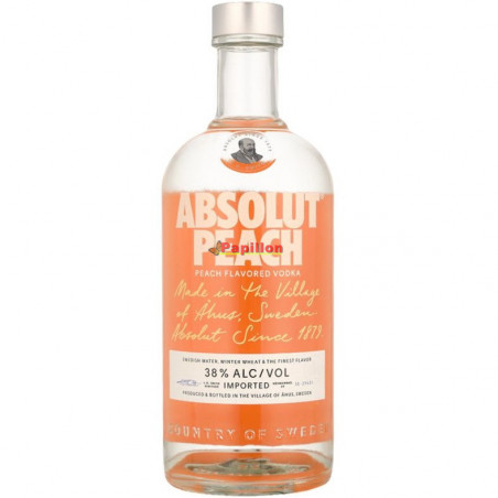 Absolut Peach Vodka 38% 70 CL