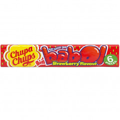 Chupa Chups Big Babol Chewing Gum Strawberry 27.6 GR